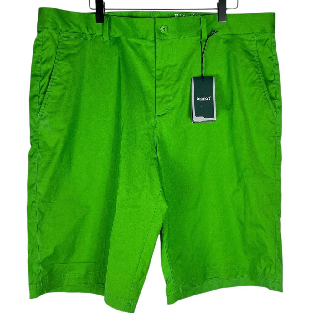 NWT Lesmart Men's Ultimate 365 Quick Dry Golf Shorts in Green Dri-Fit Size 40